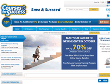 Tablet Screenshot of coursesforsuccess.com.au